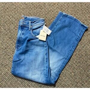 Mother Jeans Size 26, Blue, The Rambler Zip Flood, New With Tags